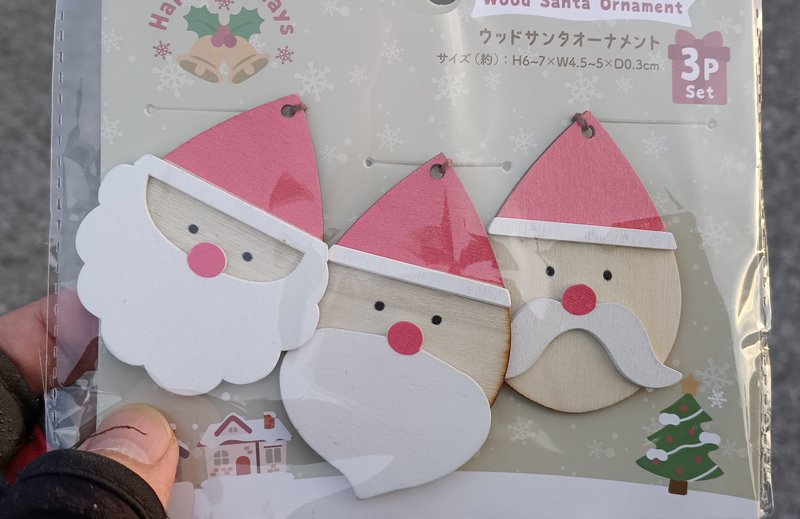 クリスマス飾りの写真