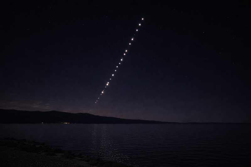 スターリンク衛星の画像