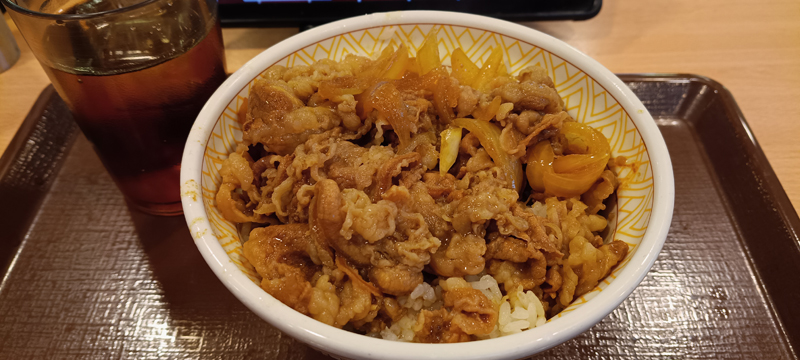 すき家の牛丼