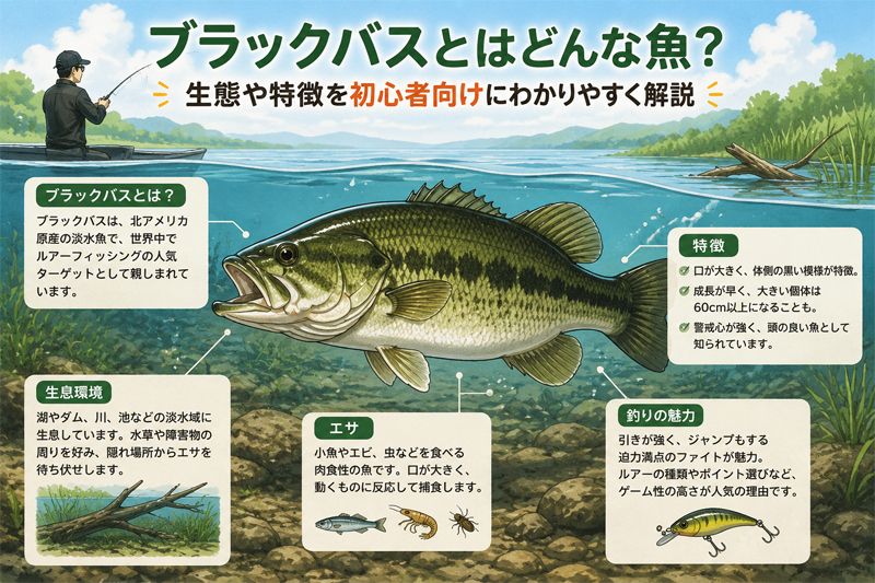 ブラックバスとはどんな魚？