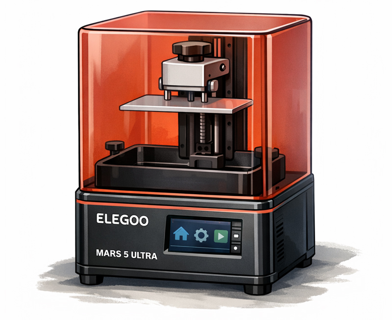 3Dプリンタの購入をお考えの方に 光造形のイラスト