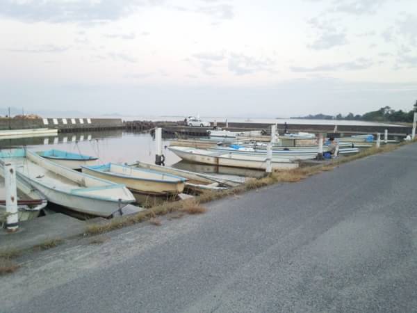 和邇漁港の漁港内釣り禁止地区の写真